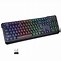 Image result for Rechargeable Wireless Backlit Ergonomic Keyboard