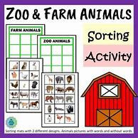 Image result for Farm Animal Sorting Printable