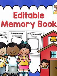 Image result for Preschool Memory Book Cover