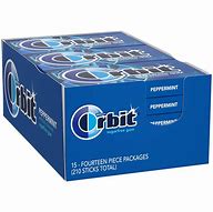 Image result for Orbit Peppermint Gum