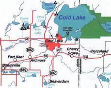 Image result for CFB Cold Lake Airfield Map