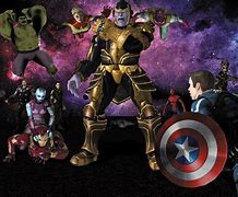 Image result for Avengers vs Thanos Infinity