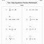 Image result for Algebra Equations Practice Worksheet