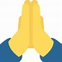 Image result for Amen Hands. Emoji