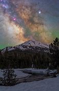 Image result for Milky Way Over Mount Bachelor