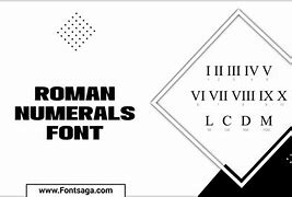Image result for Crazy Roman Numeral Fonts