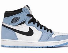 Image result for Blue and White High Top Air Jordans