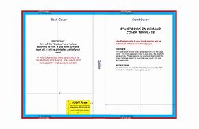 Image result for 6X9 Book Jacket Template