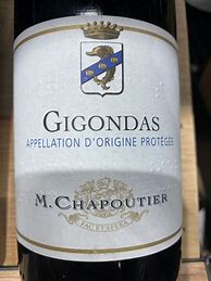 Image result for M Chapoutier Gigondas