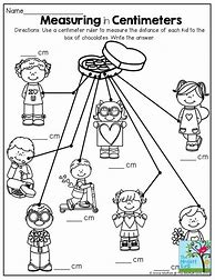 Image result for Measuring Objects with a Ruler in Cm Worksheet