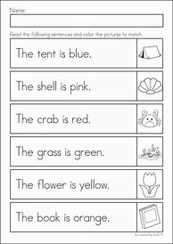 Image result for Color Review for Preschool