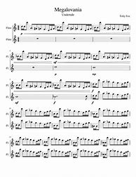 Image result for Chinese Flute MeGaLoVania Sheet Music