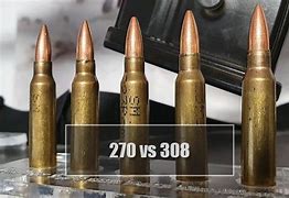 Image result for 308 vs 270 Bullet