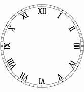 Image result for Roman Numeral Wall Clock