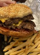 Image result for Five Guys Cheeseburger Extra Patty