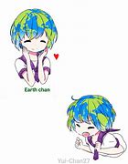 Image result for Earth Chan and Moon Kun