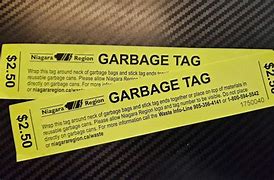 Image result for Gatbage Bag Tag