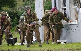 Image result for WWII British Paratroopers Hook Up Static Line