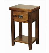 Image result for Dark Wood Telephone Table