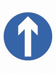 Image result for One Way Safety Sign