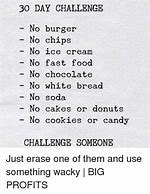 Image result for 30-Day Challenge No Chips