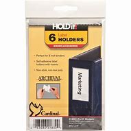 Image result for Self Adhesive Label Holders