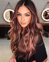 Image result for Rose Gold Hair Brown Root