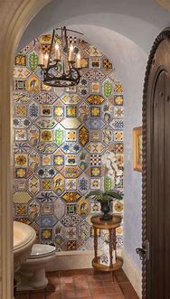 Image result for Spanish Shower Wall Tiles