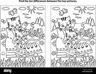 Image result for Spot the 10 Difference Printable