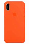 Image result for Orange iPhone X Cover Silicone