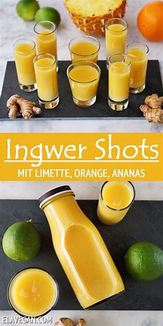 Ingwer Shot (Rezept und Wirkung) - Elavegan