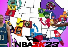 Image result for Map of NBA Teams NBA Imperialism 2K23