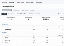 Image result for List of Products and Services