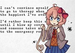 Image result for Ddlc Get Out of My Head