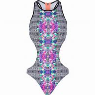 Image result for Aztec Cut Out Side Swimsuit