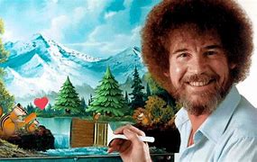 Image result for Bob Ross Sketch