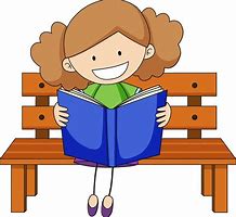 Image result for Girl Reading Book Cartoon Drawing