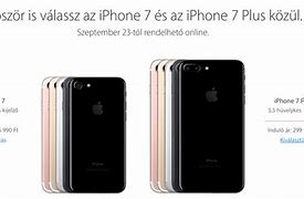 Image result for iPhone 7 Szinek