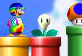 Image result for Rainbow Luigi