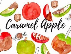 Image result for Caramel Apple Slices Clip Art