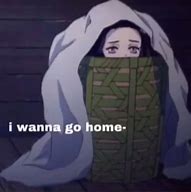 Image result for Anime I Wanna Go Home Meme