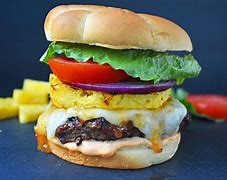 Image result for Hawaiian Spam Burger