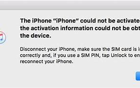 Image result for Could Not Activate iPhone
