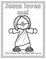 Image result for Jesus Loves Me Coloring Pages