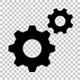 Image result for Gear Icon Black and White