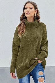 Image result for Green Turtleneck Sweater