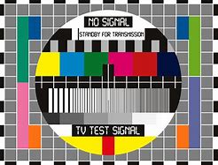 Image result for Vintage No Signal TV