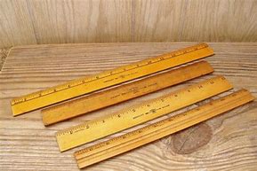 Image result for Vintage Wooden Ruler