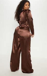 Image result for Plus Size Full Jumpsuit Long Sleeve
