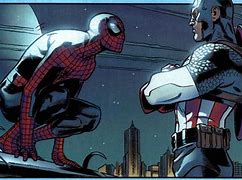 Image result for Spider-Man and Captain America